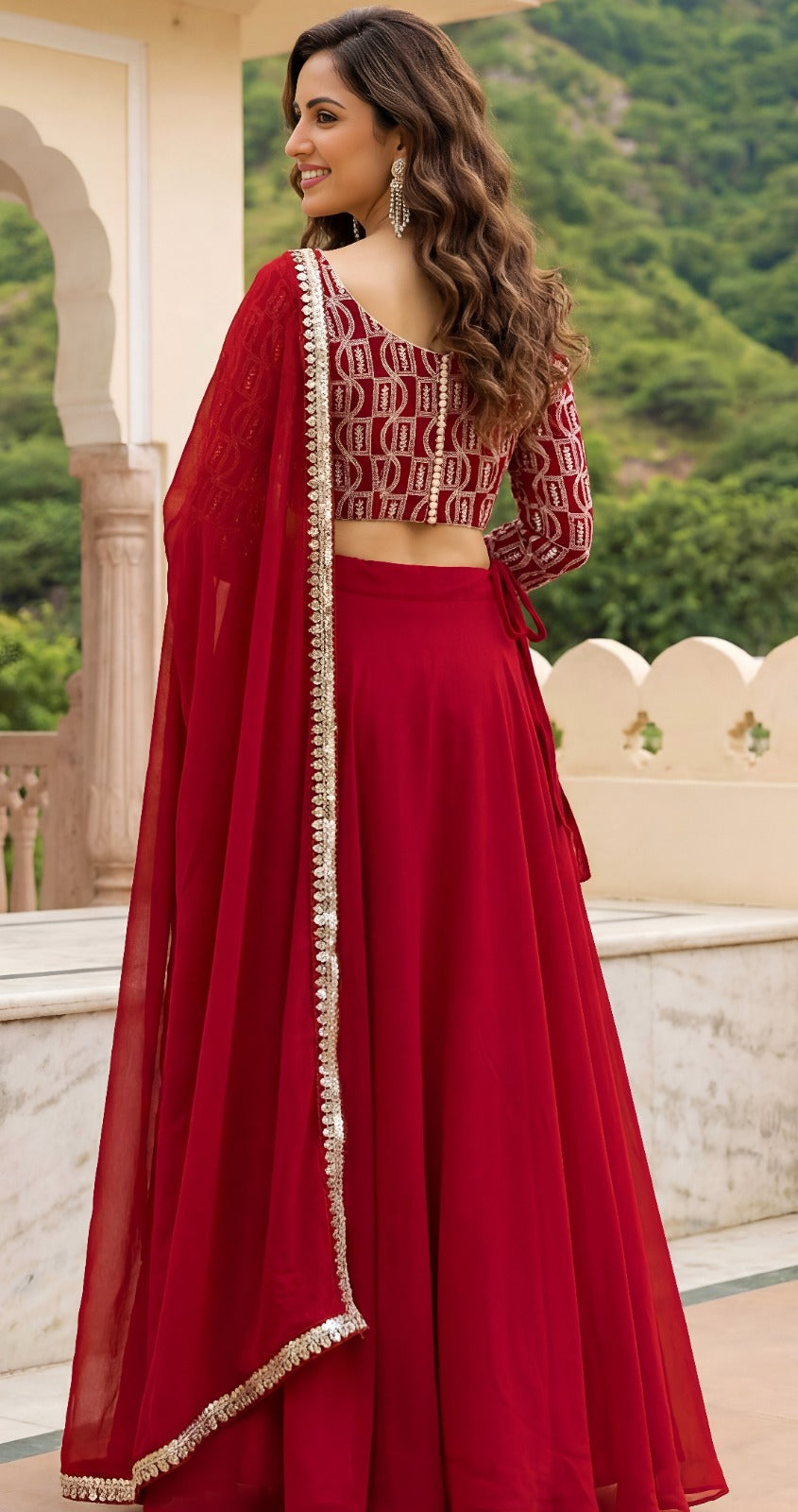 Latest Semi Stitched Lehenga Choli With Dupatta