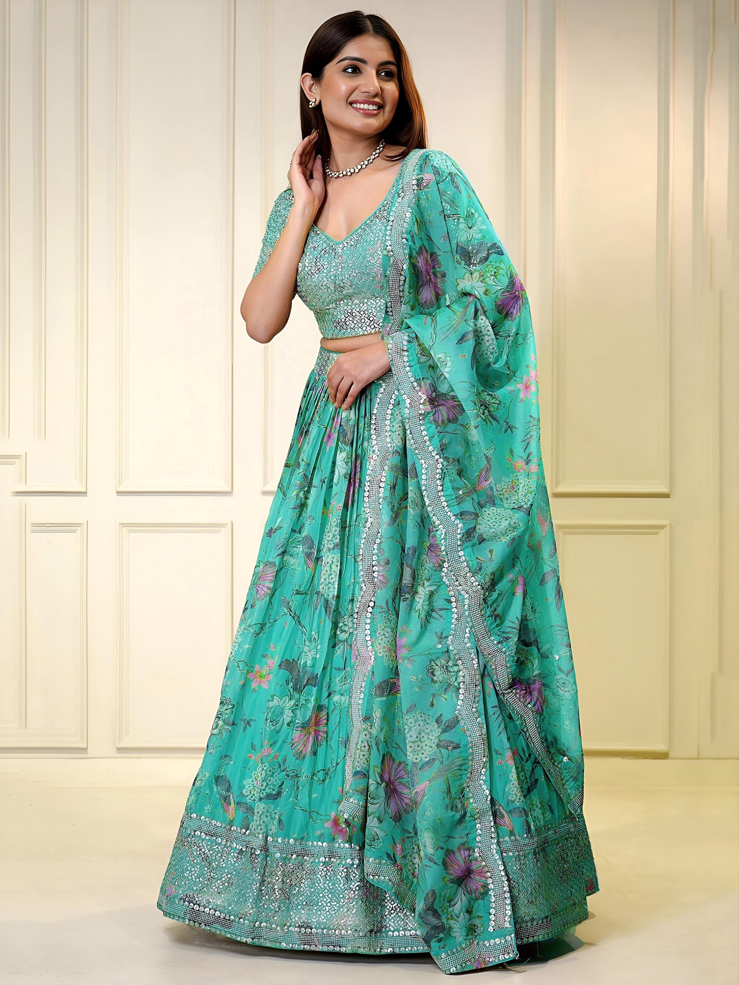 Latest Semi Stitched Lehenga Choli With Dupatta