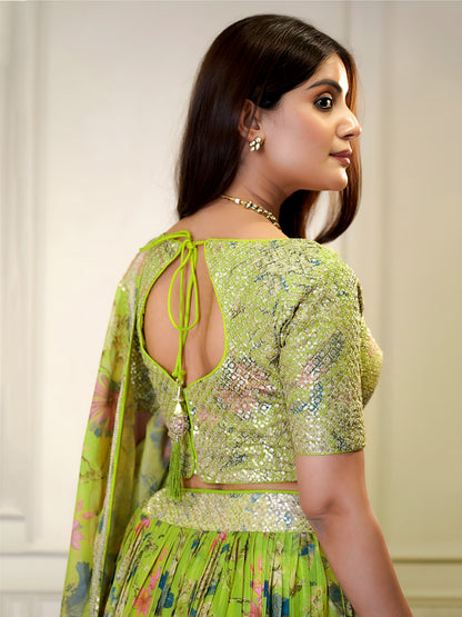 Latest Semi Stitched Lehenga Choli With Dupatta