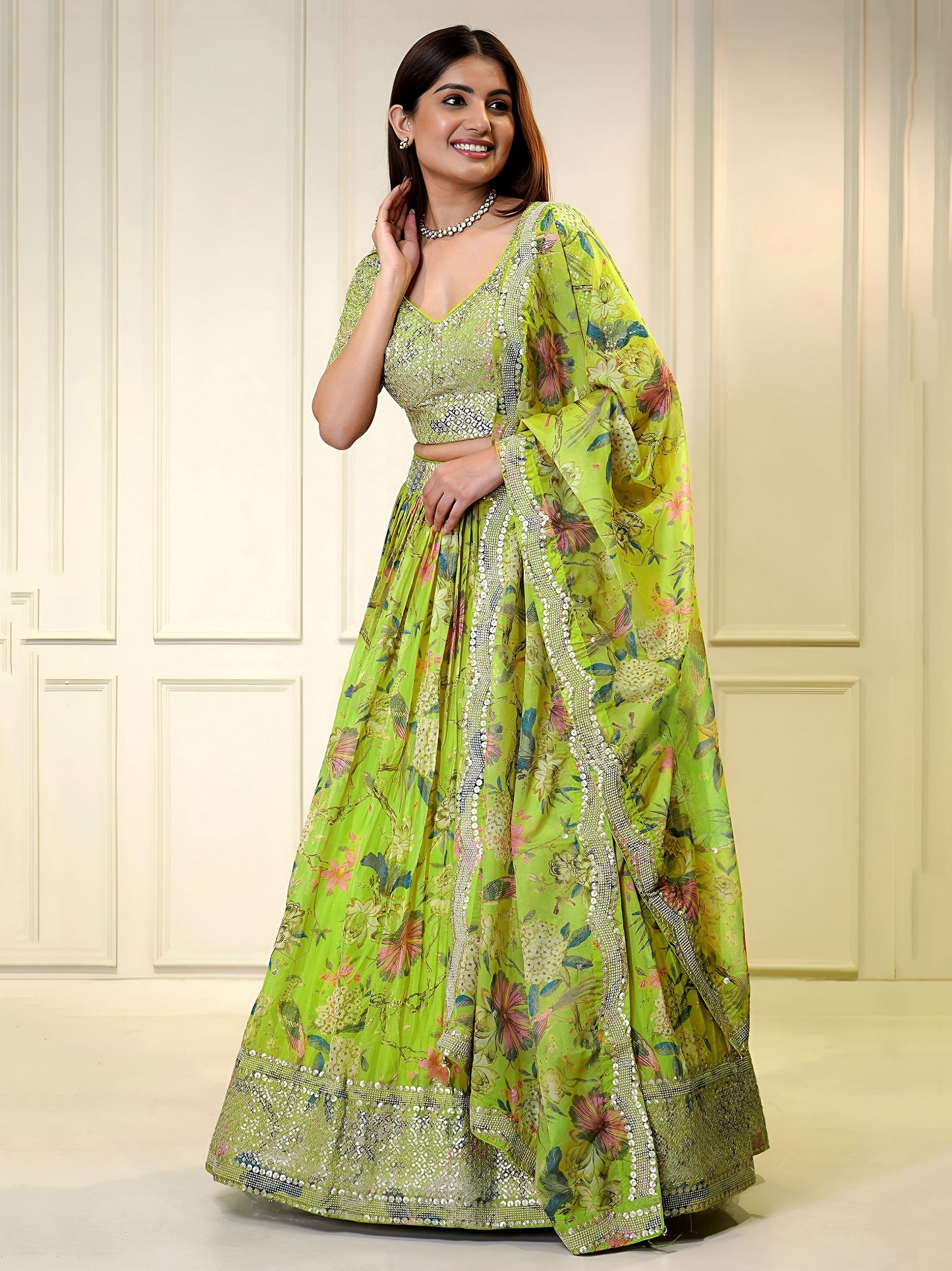 Latest Semi Stitched Lehenga Choli With Dupatta