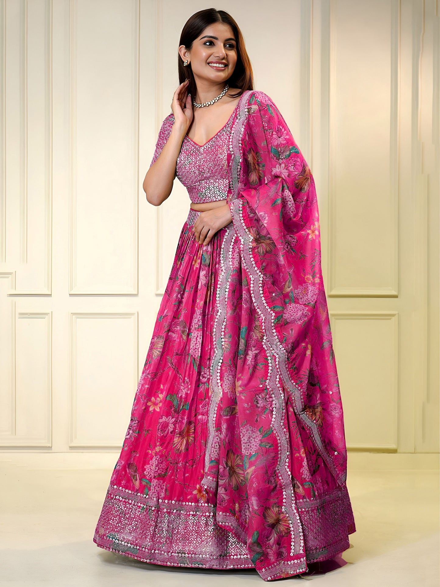 Latest Semi Stitched Lehenga Choli With Dupatta