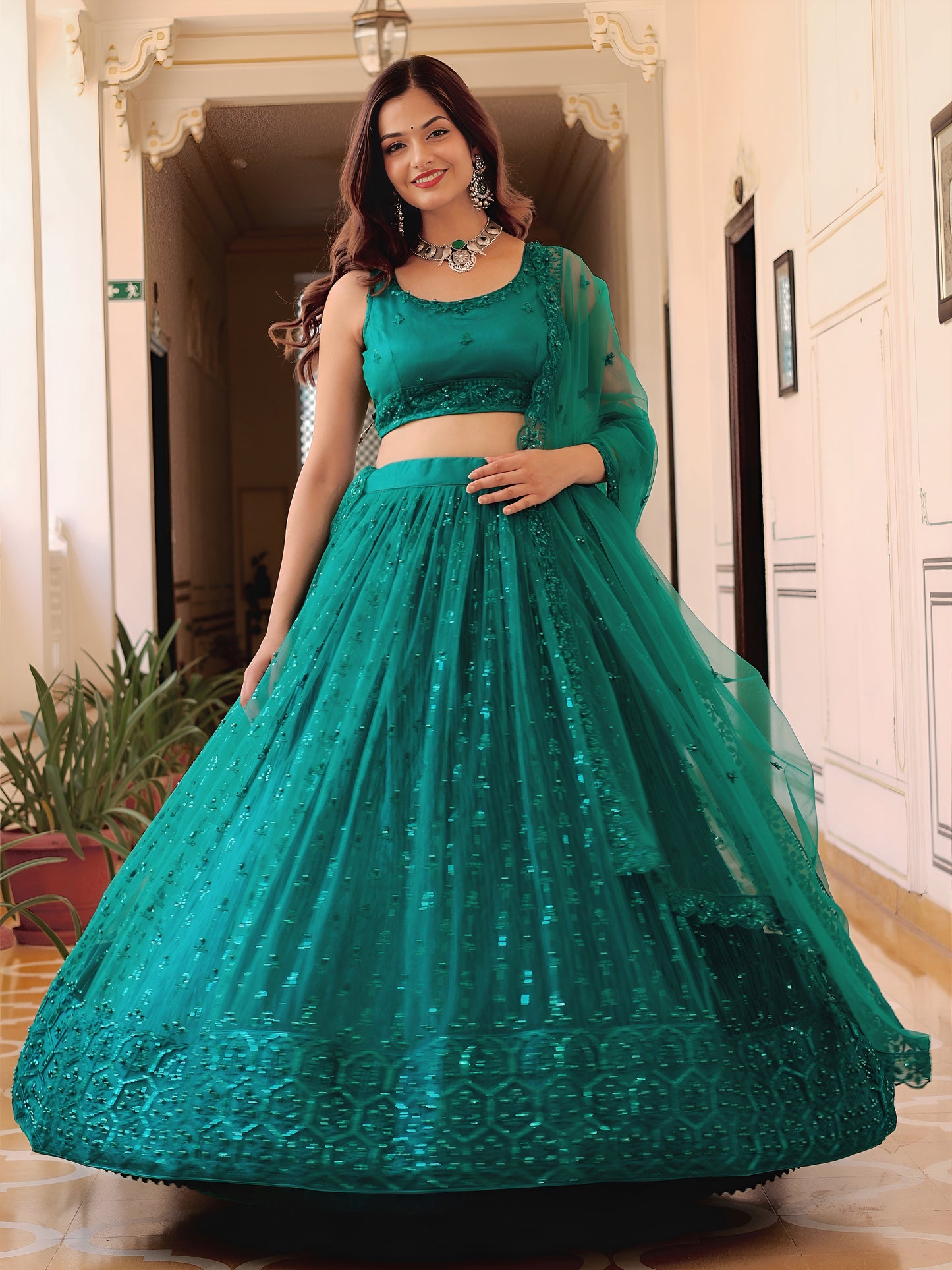 Latest Semi Stitched Lehenga Choli With Dupatta