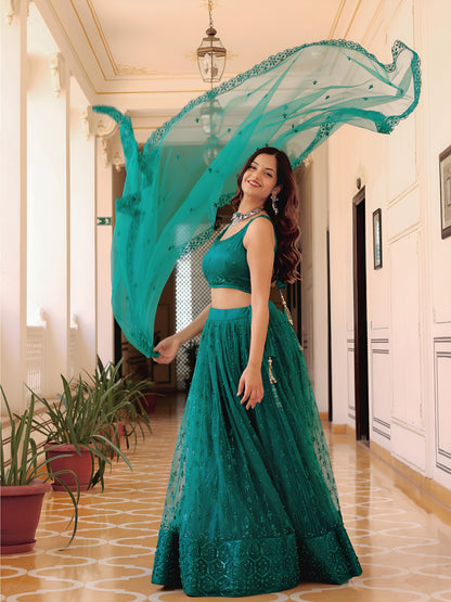 Latest Semi Stitched Lehenga Choli With Dupatta