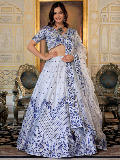 Latest Semi Stitched Lehenga Choli With Dupatta
