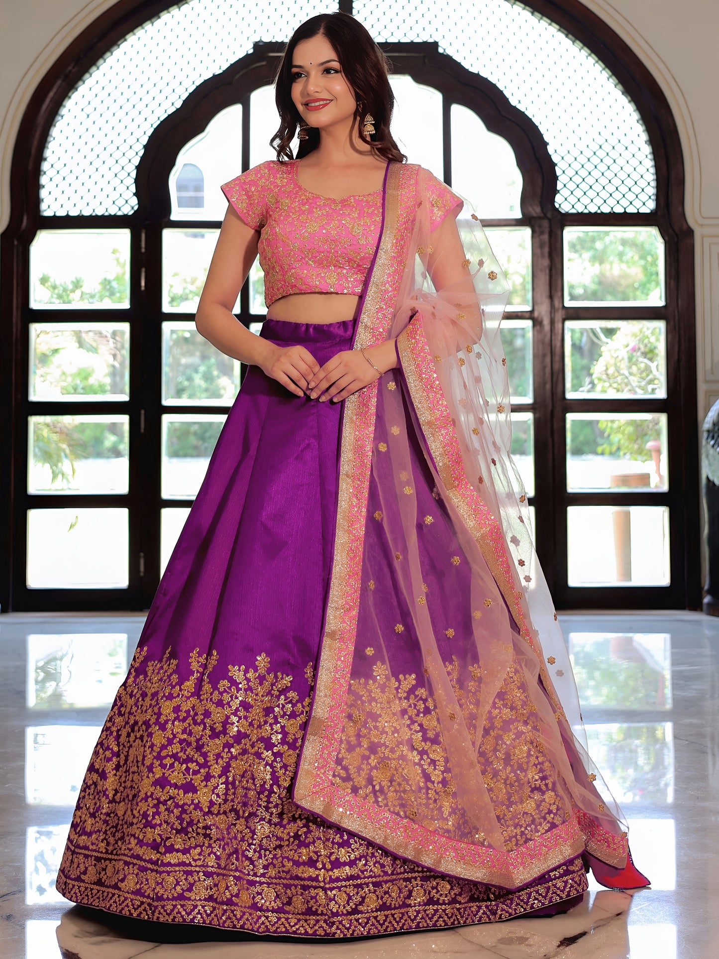 Latest Semi Stitched Lehenga Choli With Dupatta