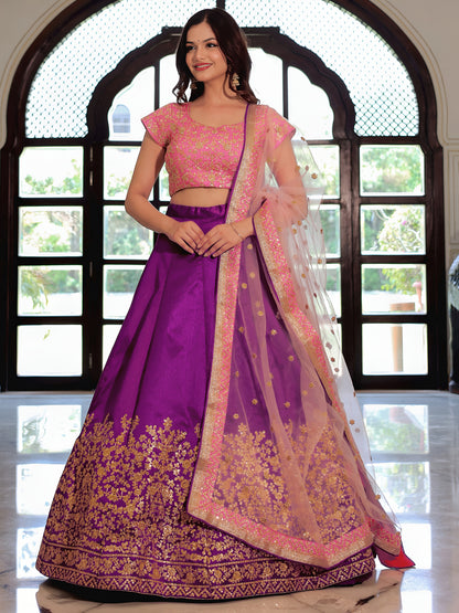 Latest Semi Stitched Lehenga Choli With Dupatta