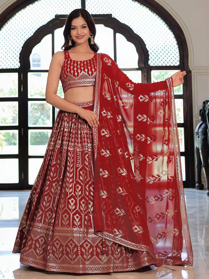 Latest Semi Stitched Lehenga Choli With Dupatta