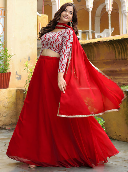 Latest Semi Stitched Lehenga Choli With Dupatta
