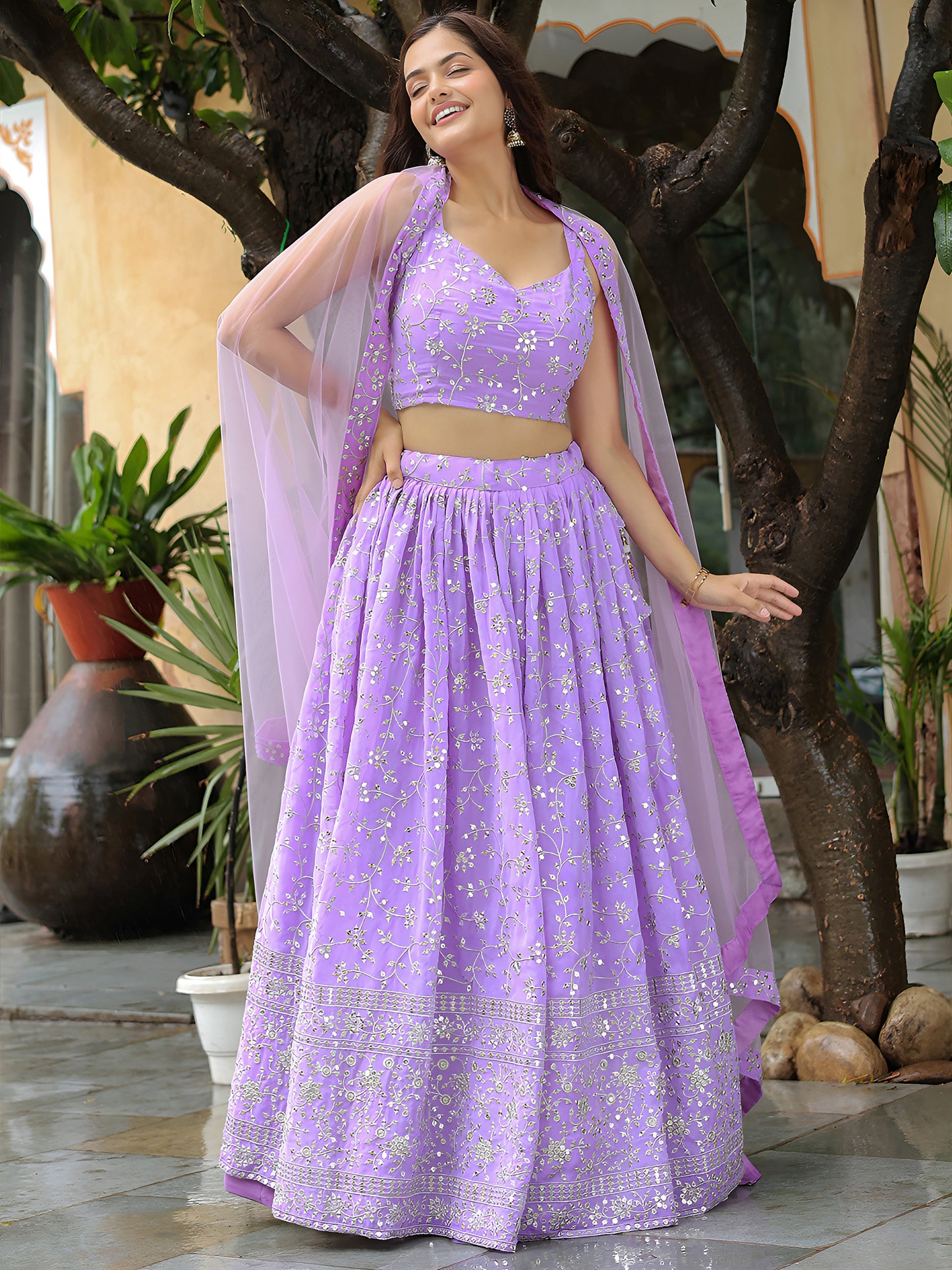 Latest Semi Stitched Lehenga Choli With Dupatta