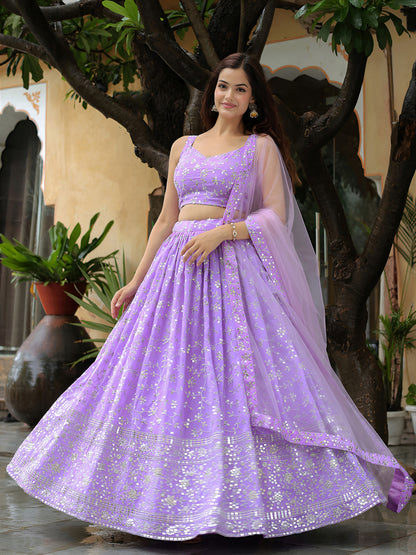 Latest Semi Stitched Lehenga Choli With Dupatta