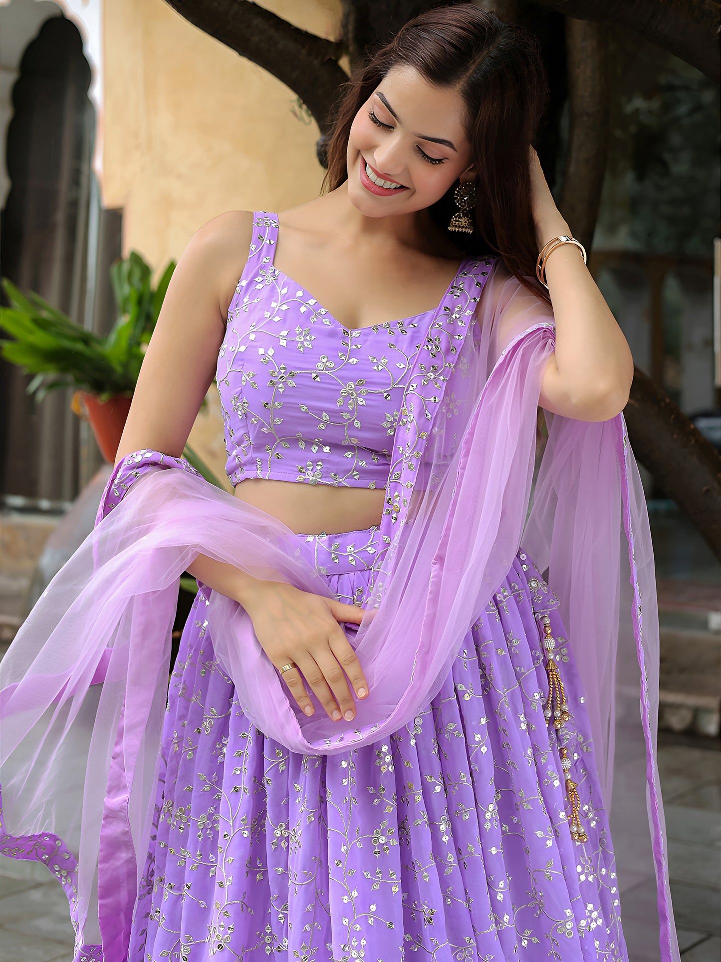 Latest Semi Stitched Lehenga Choli With Dupatta
