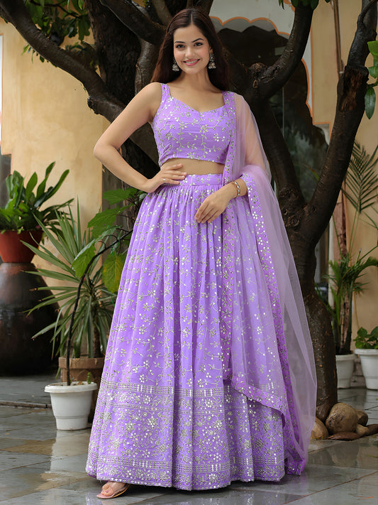 Latest Semi Stitched Lehenga Choli With Dupatta