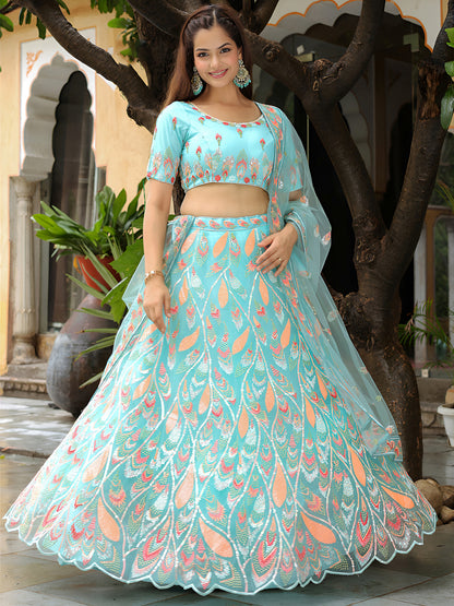 Latest Semi Stitched Lehenga Choli With Dupatta