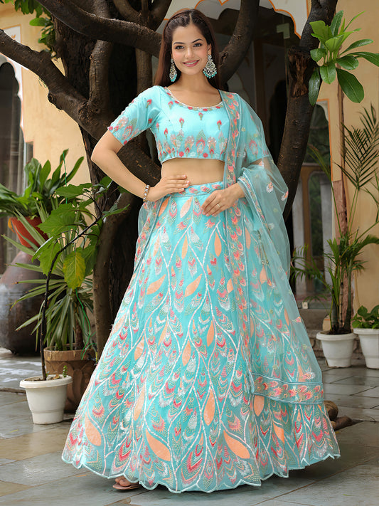 Latest Semi Stitched Lehenga Choli With Dupatta