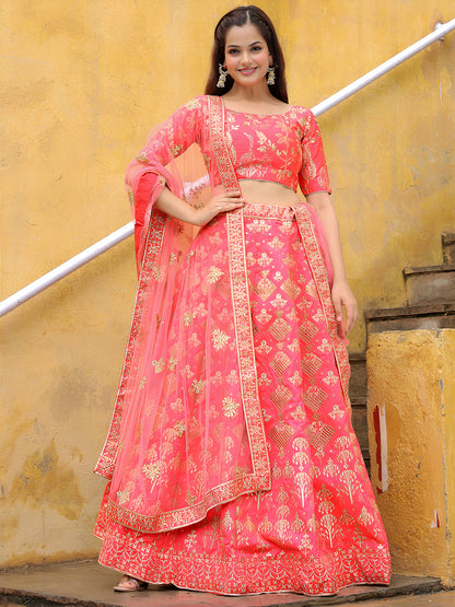 Latest Semi Stitched Lehenga Choli With Dupatta