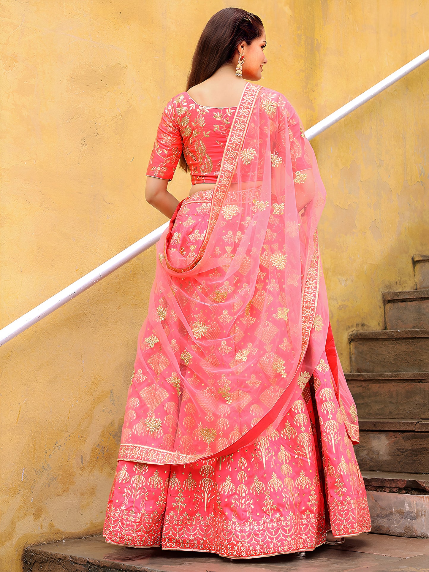 Latest Semi Stitched Lehenga Choli With Dupatta
