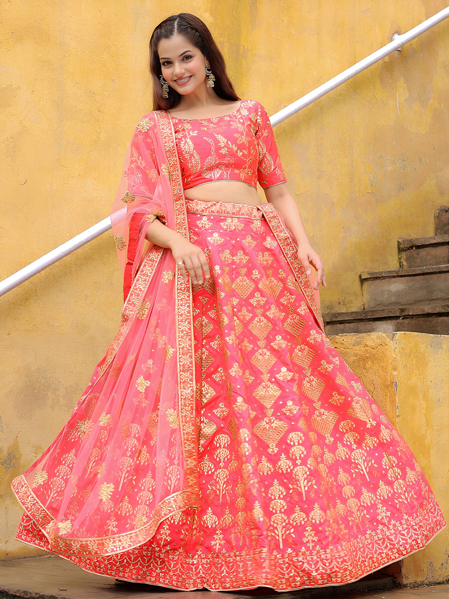 Latest Semi Stitched Lehenga Choli With Dupatta