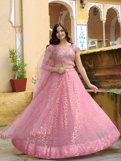 Latest Semi Stitched Lehenga Choli With Dupatta