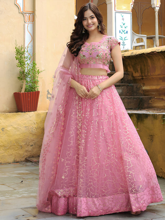 Latest Semi Stitched Lehenga Choli With Dupatta
