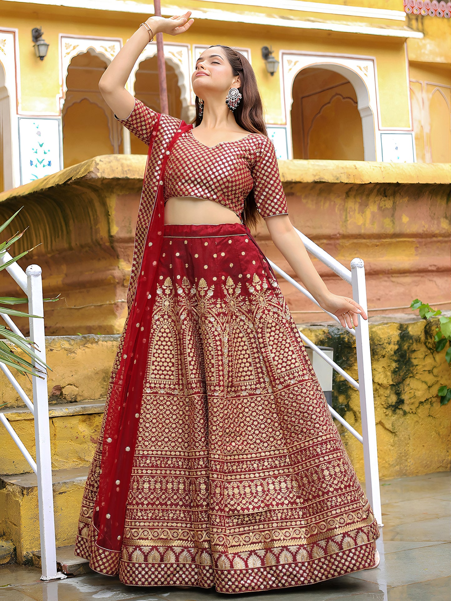 Latest Semi Stitched Lehenga Choli With Dupatta