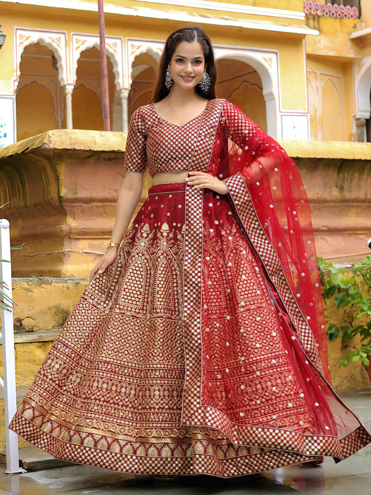 Latest Semi Stitched Lehenga Choli With Dupatta