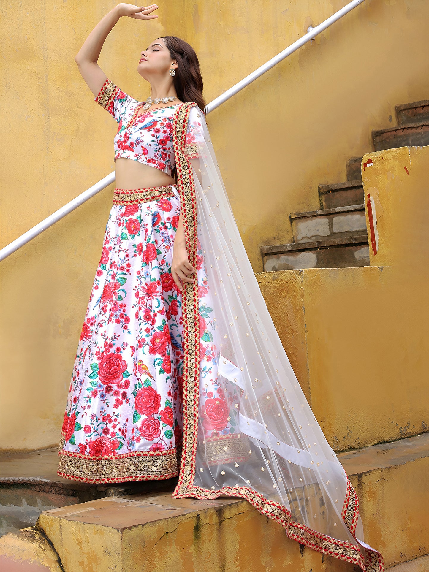 Latest Semi Stitched Lehenga Choli With Dupatta