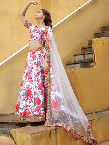 Latest Semi Stitched Lehenga Choli With Dupatta