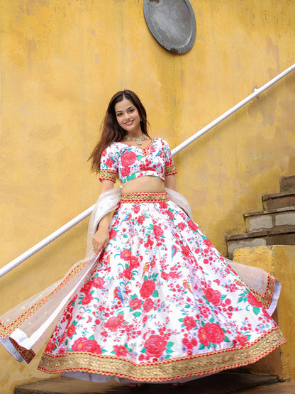 Latest Semi Stitched Lehenga Choli With Dupatta