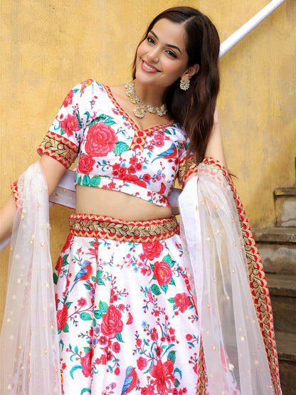 Latest Semi Stitched Lehenga Choli With Dupatta