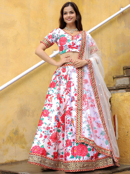 Latest Semi Stitched Lehenga Choli With Dupatta