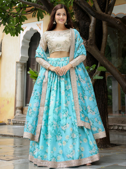 Latest Semi Stitched Lehenga Choli With Dupatta
