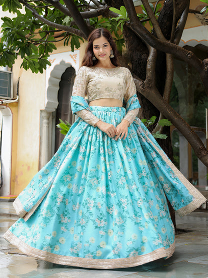 Latest Semi Stitched Lehenga Choli With Dupatta