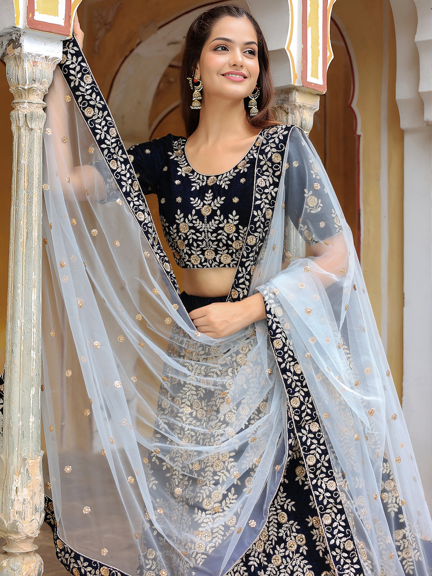 Latest Semi Stitched Lehenga Choli With Dupatta