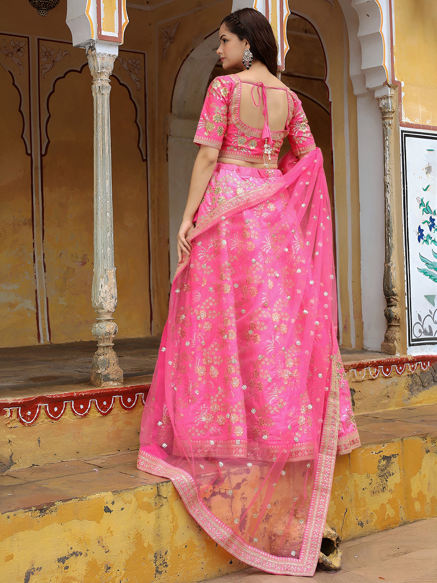 Latest Semi Stitched Lehenga Choli With Dupatta