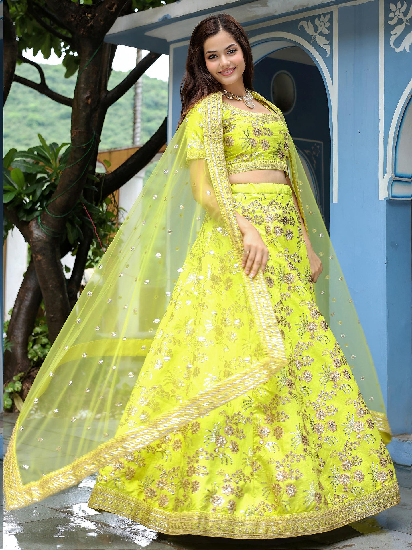 Latest Semi Stitched Lehenga Choli With Dupatta