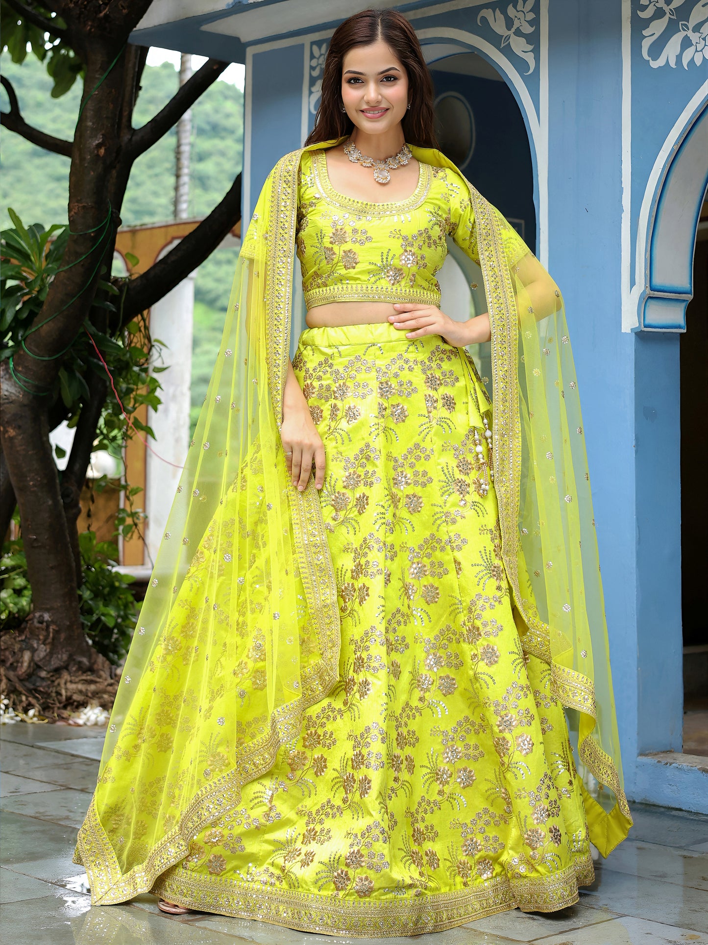 Latest Semi Stitched Lehenga Choli With Dupatta