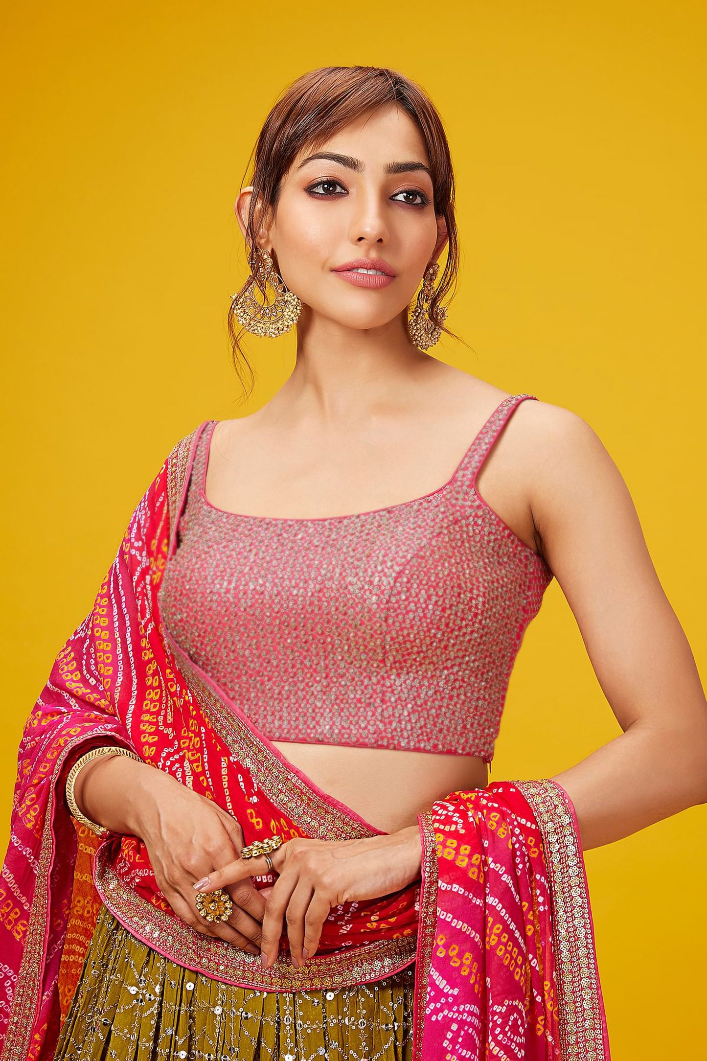 Latest Semi Stitched Lehenga Choli With Dupatta