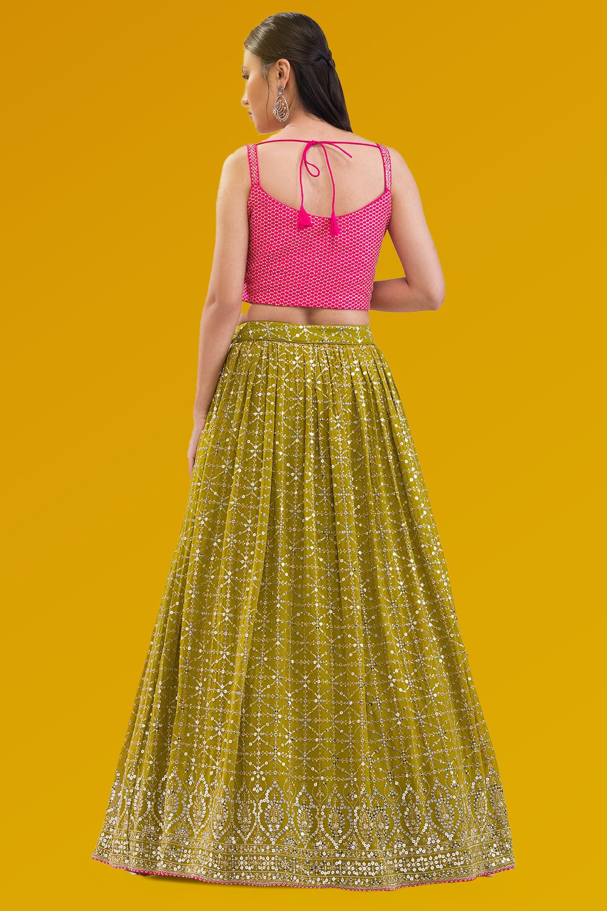 Latest Semi Stitched Lehenga Choli With Dupatta