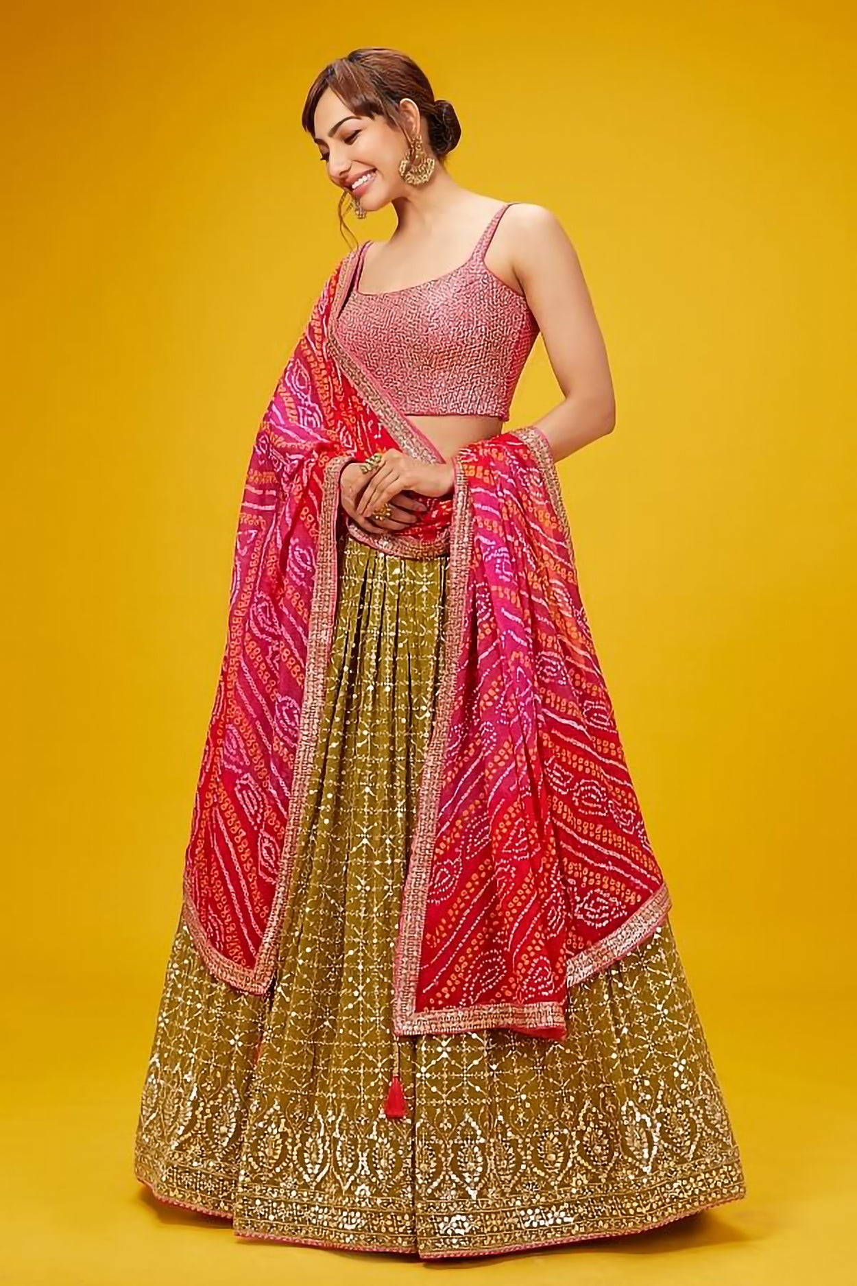 Latest Semi Stitched Lehenga Choli With Dupatta