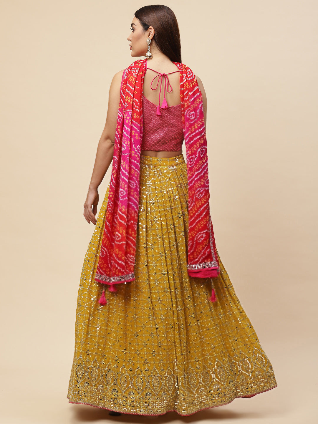 Latest Semi Stitched Lehenga Choli With Dupatta