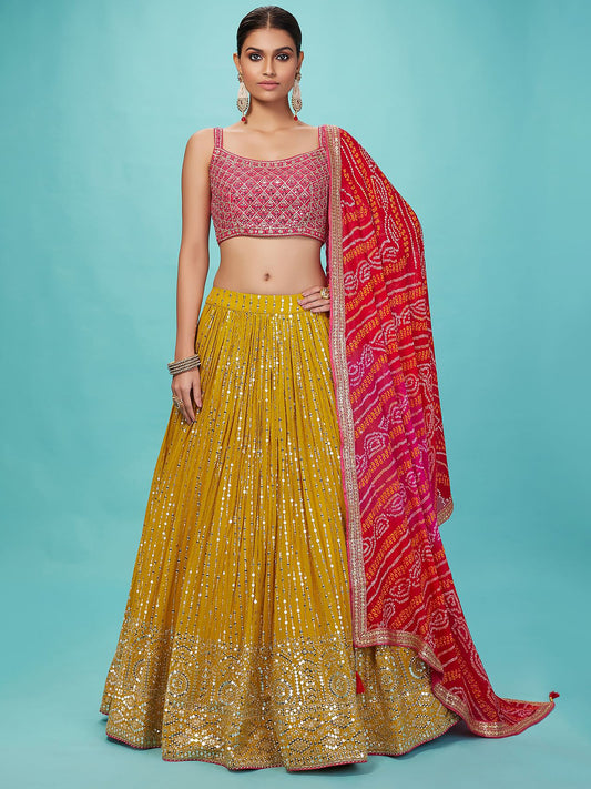 Latest Semi Stitched Lehenga Choli With Dupatta