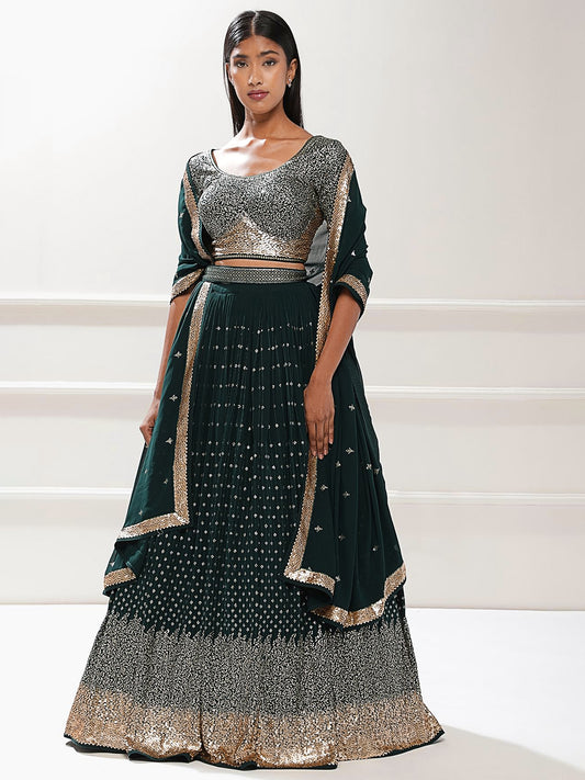 Latest Semi Stitched Lehenga Choli With Dupatta