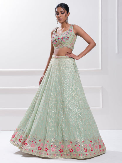 Latest Semi Stitched Lehenga Choli With Dupatta