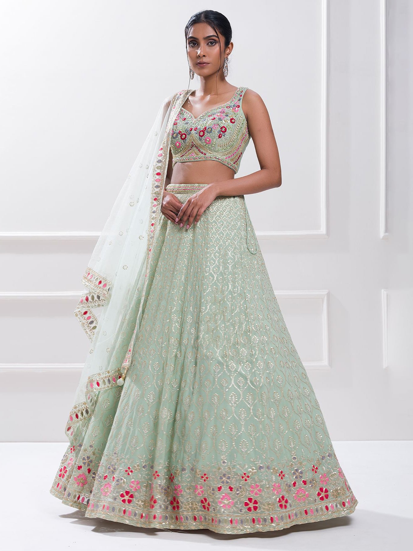 Latest Semi Stitched Lehenga Choli With Dupatta
