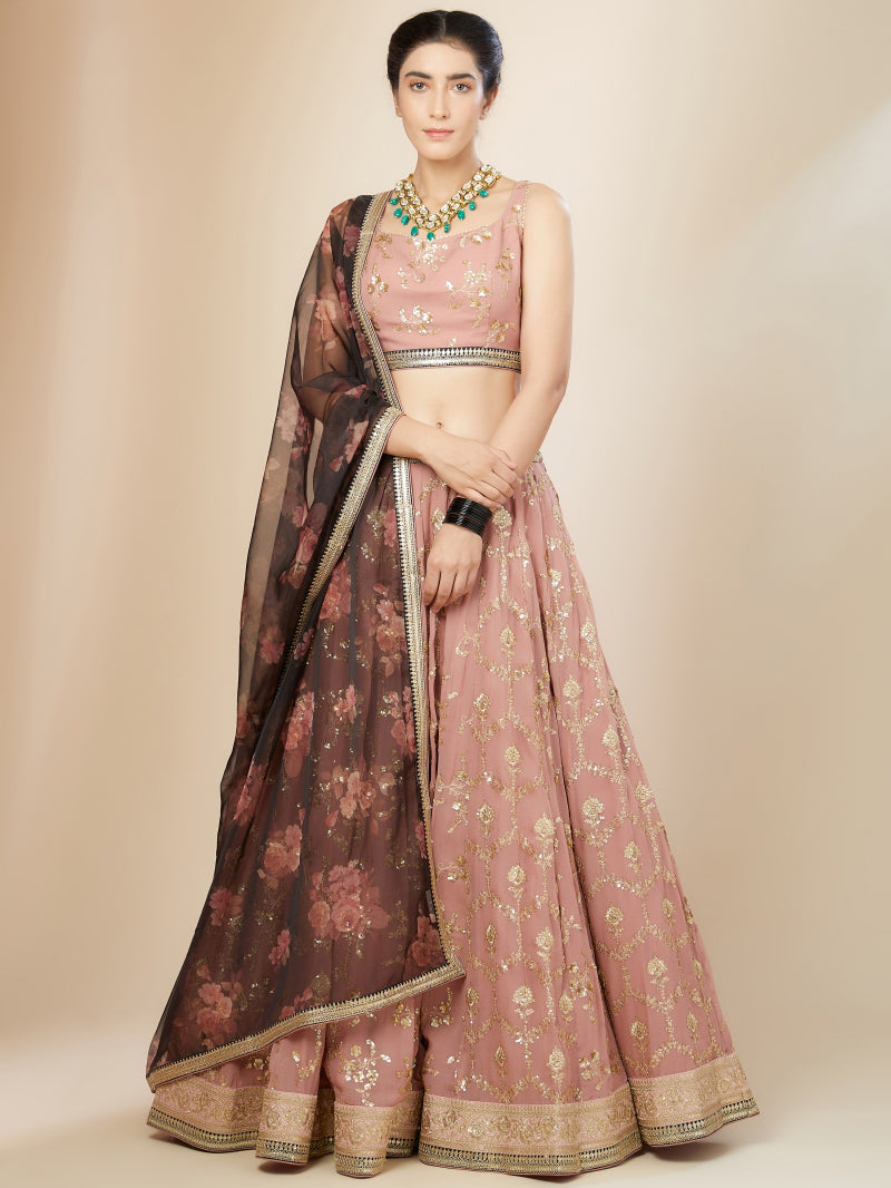 Latest Semi Stitched Lehenga Choli With Dupatta