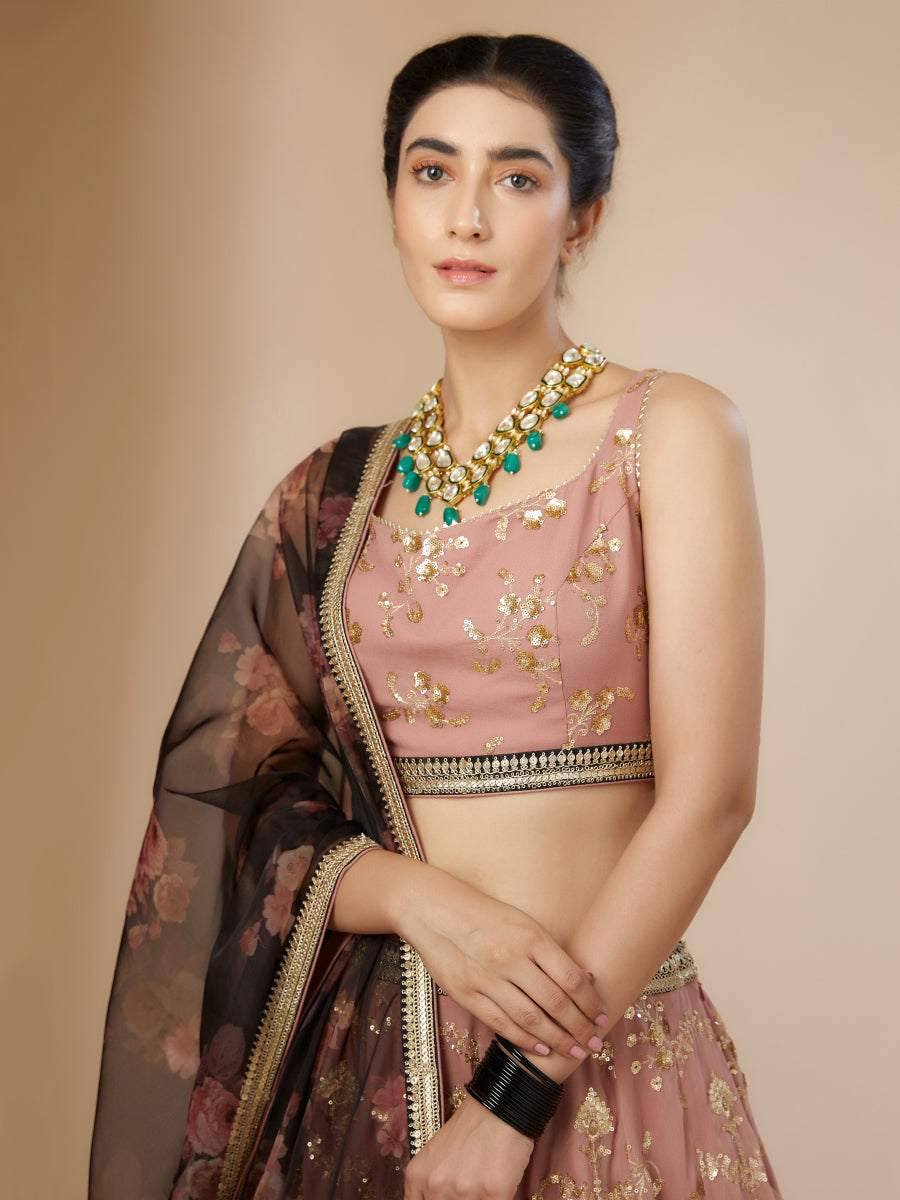 Latest Semi Stitched Lehenga Choli With Dupatta
