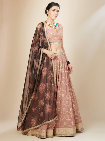 Latest Semi Stitched Lehenga Choli With Dupatta