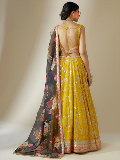 Latest Semi Stitched Lehenga Choli With Dupatta