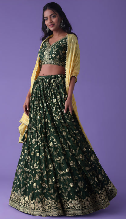 Latest Semi Stitched Lehenga Choli With Dupatta