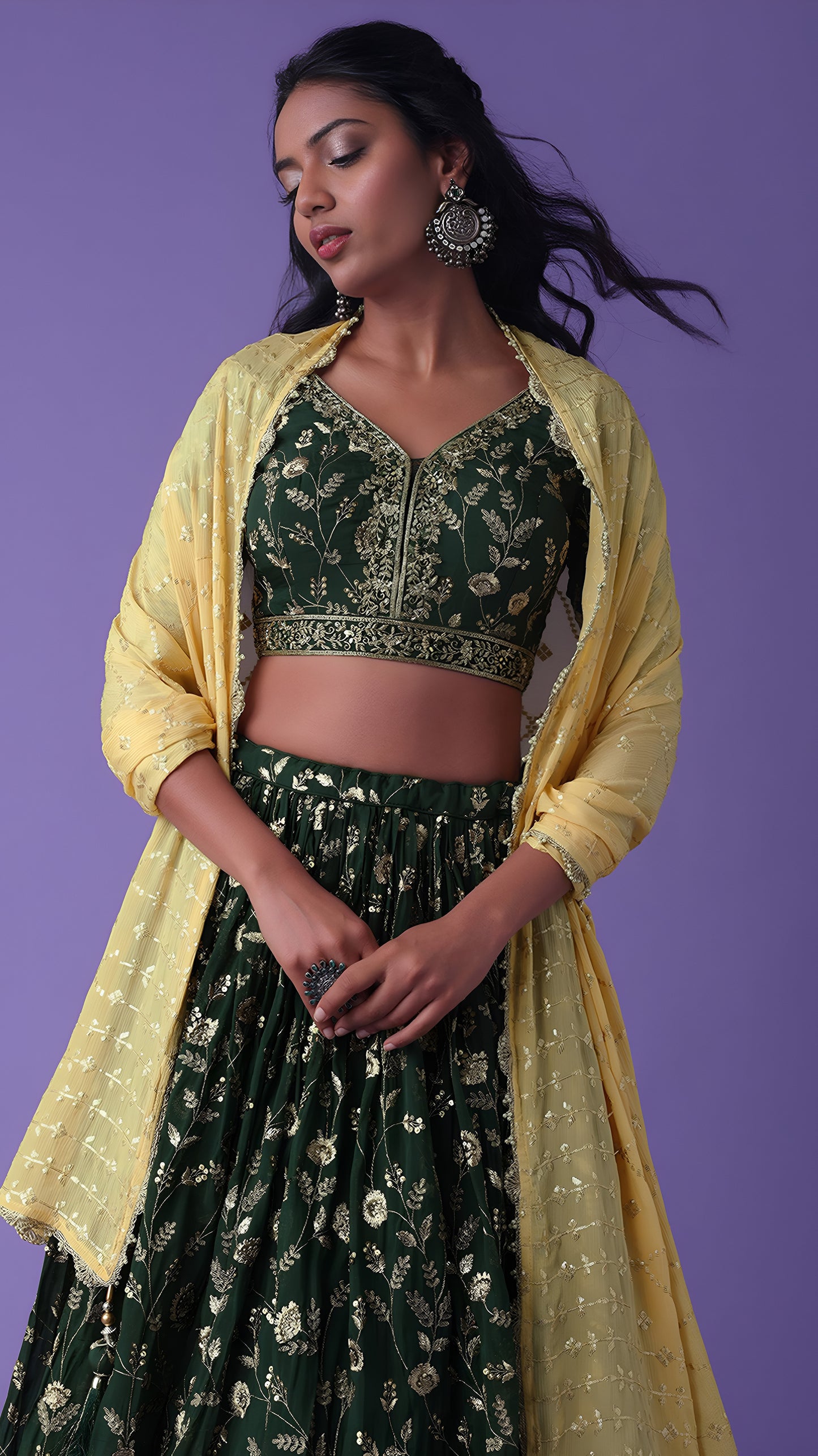 Latest Semi Stitched Lehenga Choli With Dupatta